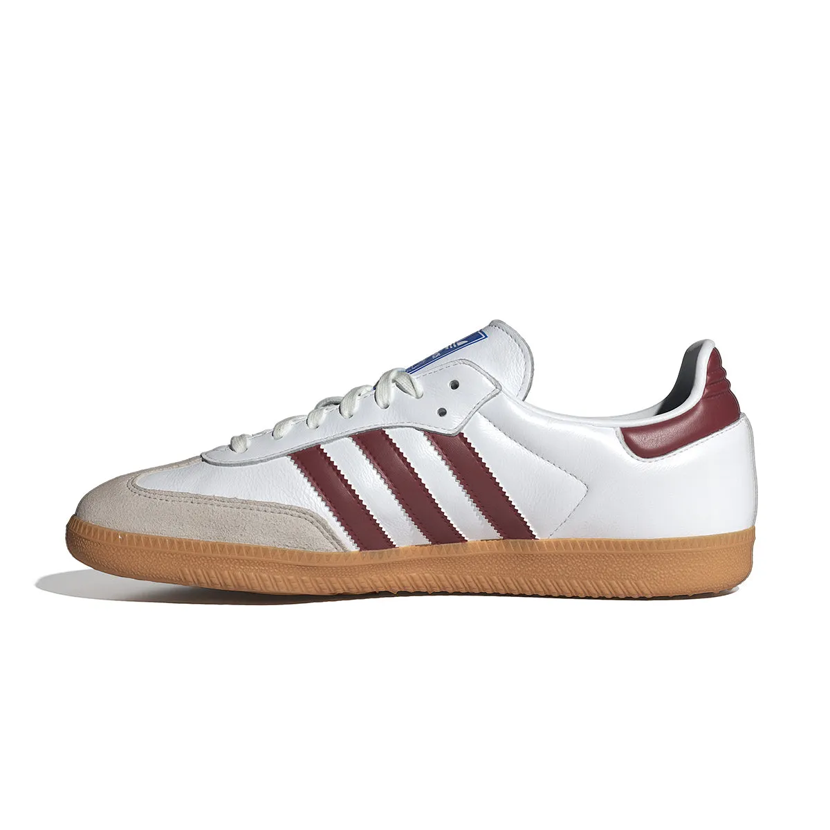 Shock Absorbing Flexible Use Samba OG 'White Collegiate Burgundy'