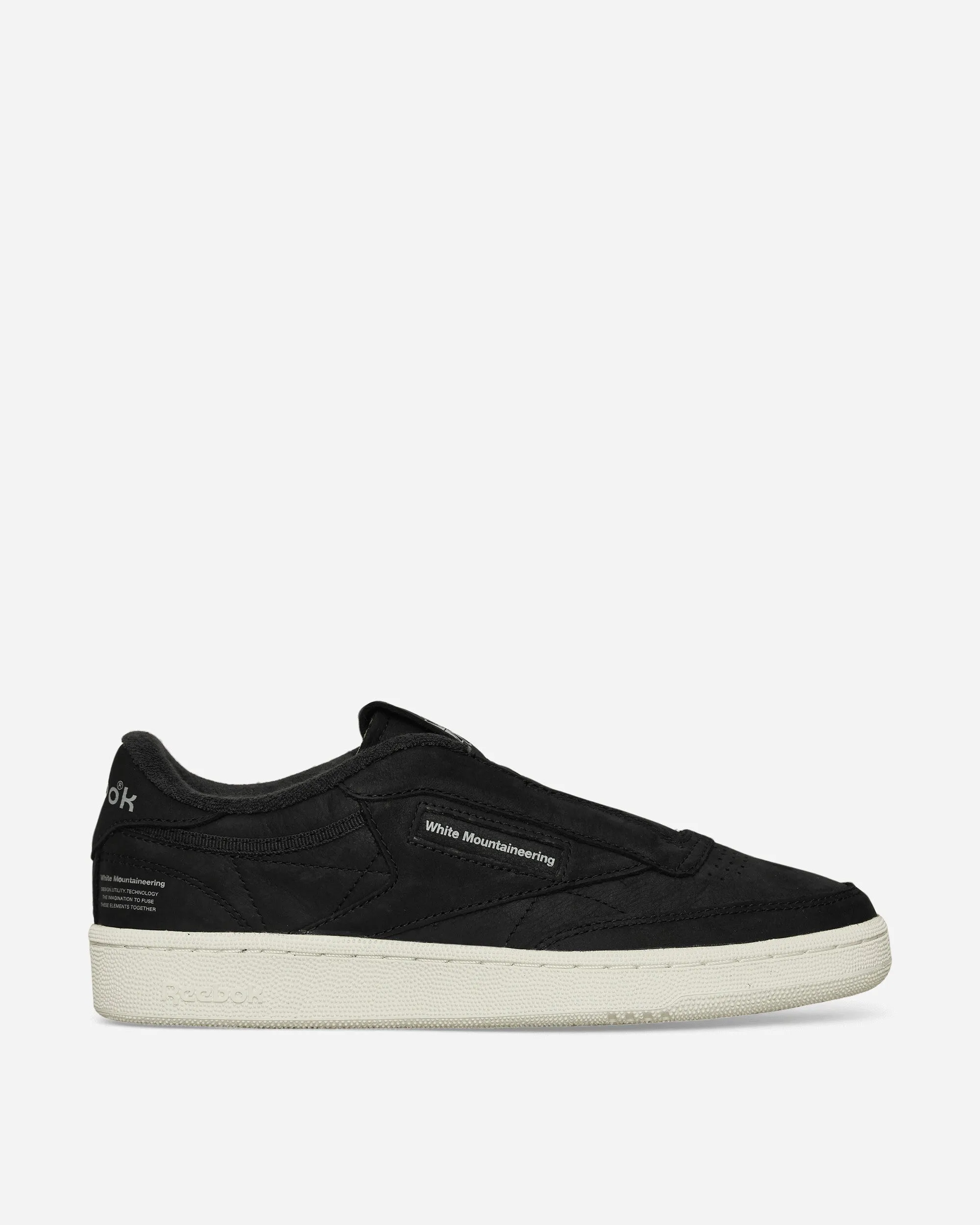 White Mountaineering Club C 85 Sneakers Black / Chalk / Grey Run Around
