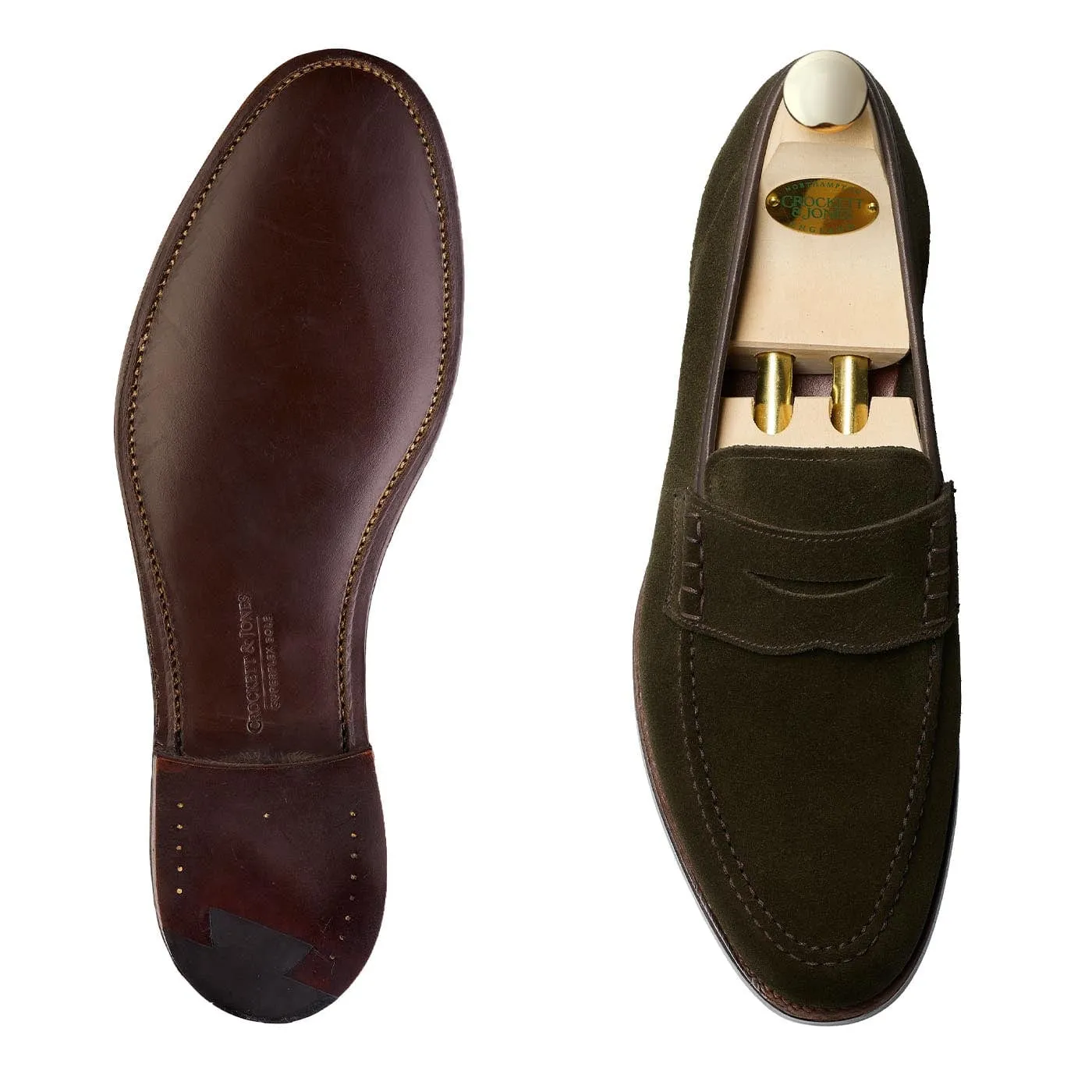Urban Stride Eco Friendly Seaton Earth Green Suede