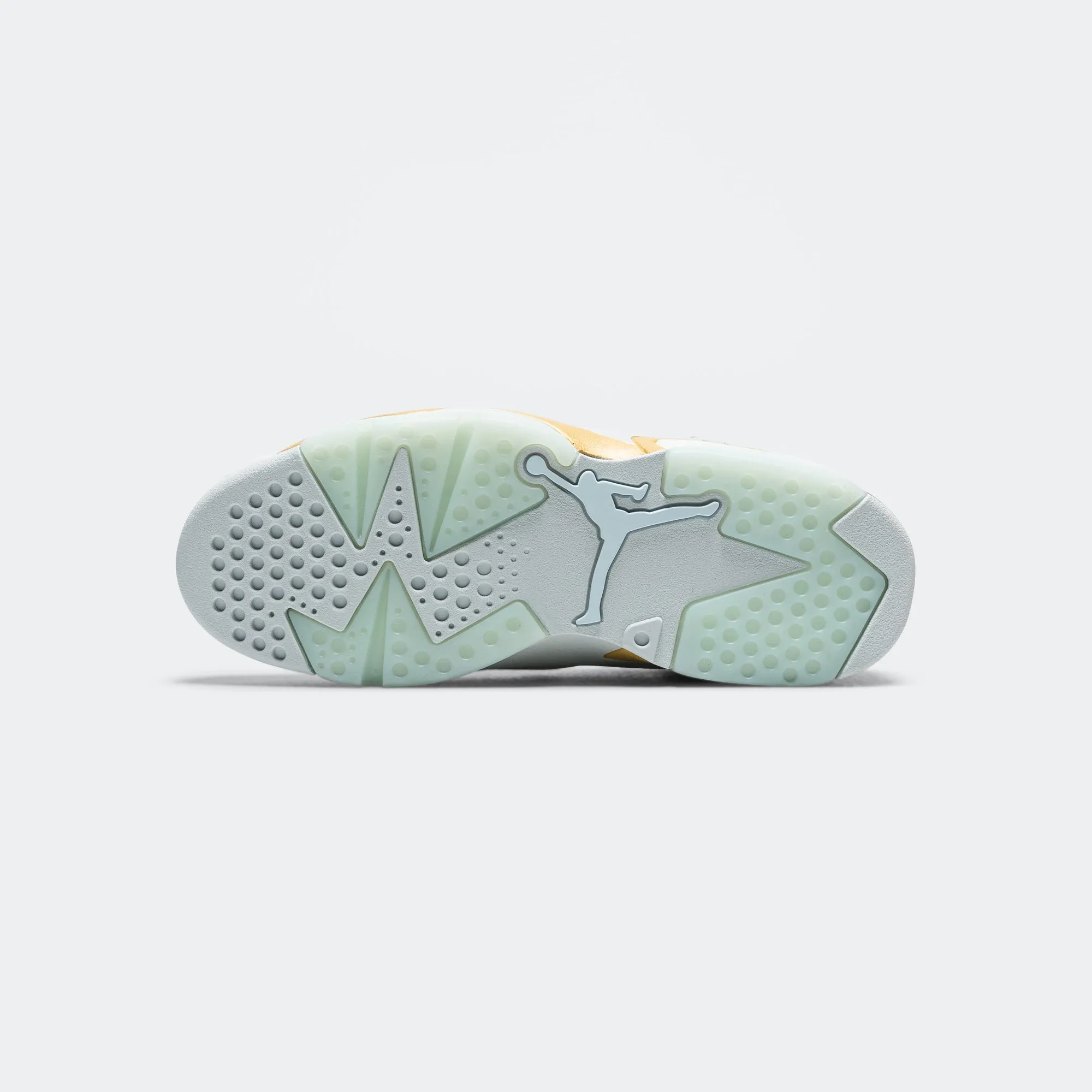 Style Play Womens Air Jordan 6 Retro - Pure Platinum/Glacier Blue-Metallic Gold