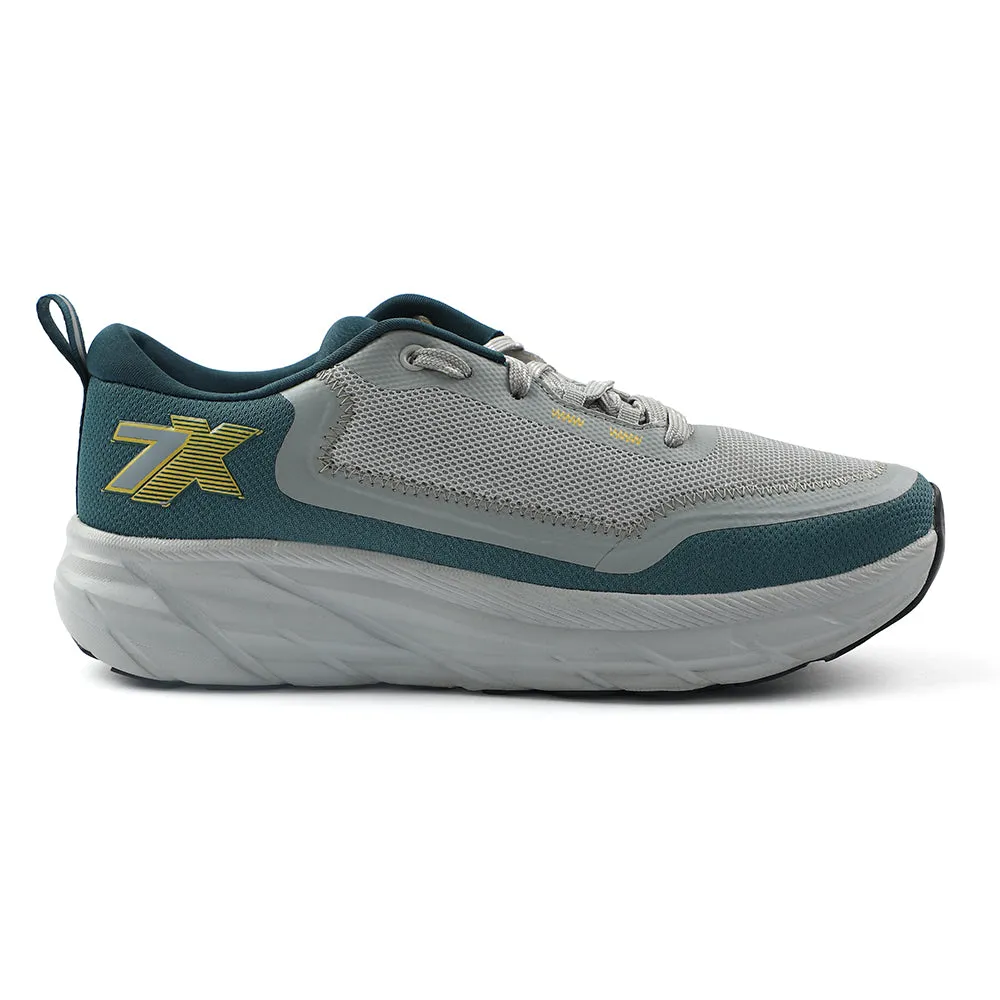 Leap7x Dark Grey Sports Lacing Running Shoes For Men ROBUST-3E By Liberty fashion - sneakers hunting shoes