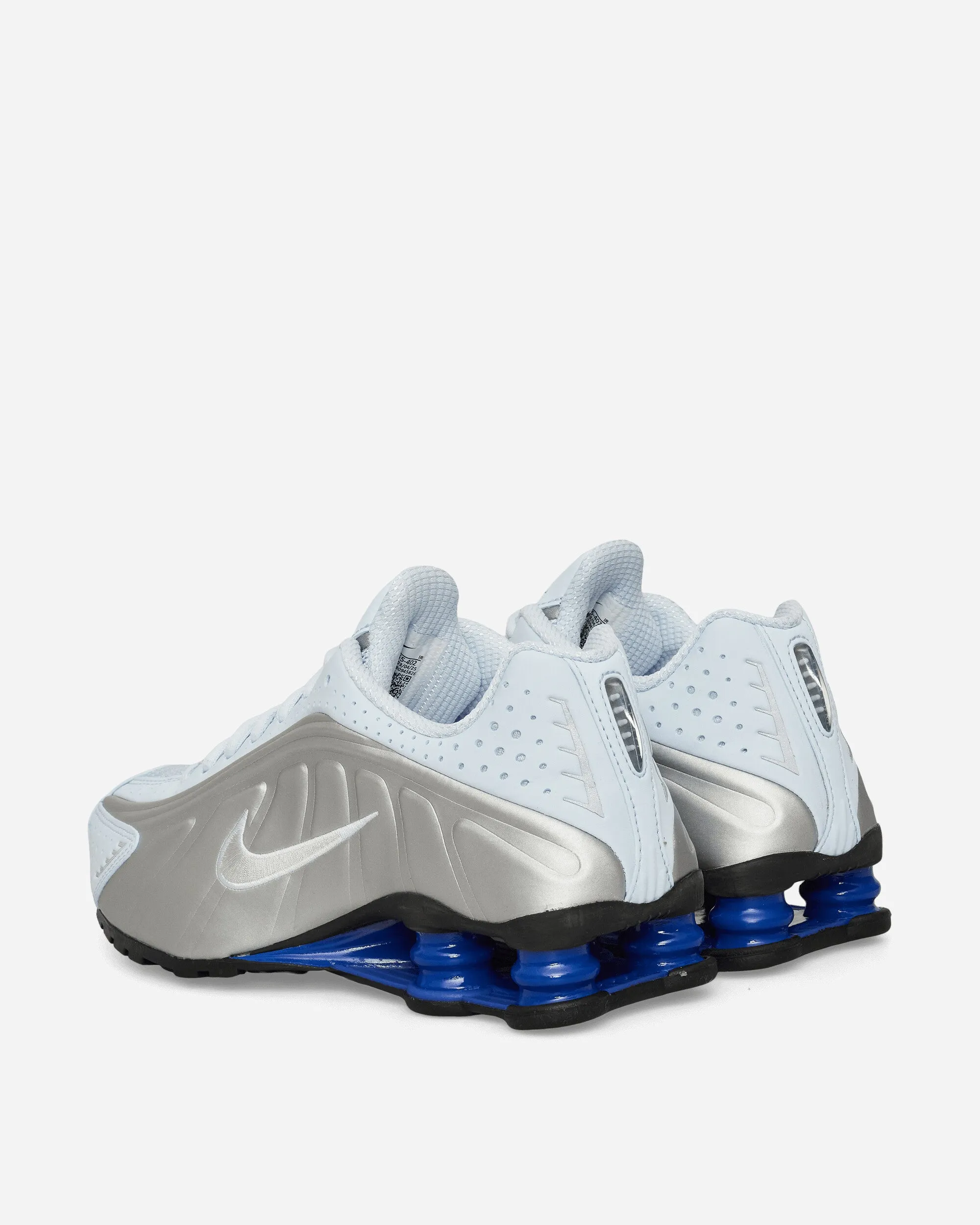 Step Comfort Comfortable Style Women's Shox R4 Sneakers Blue Tint / Metallic Silver