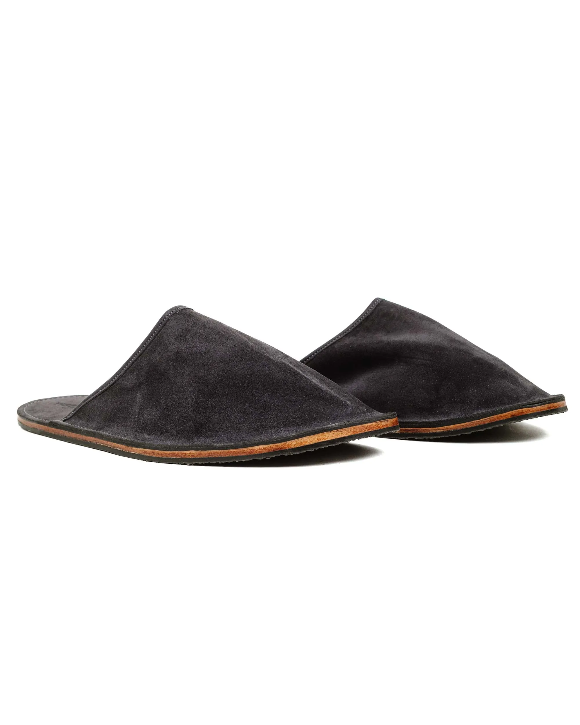 Versatile Footwear Modern Wear Viberg Slide Storm Grey Janus Calf Suede
