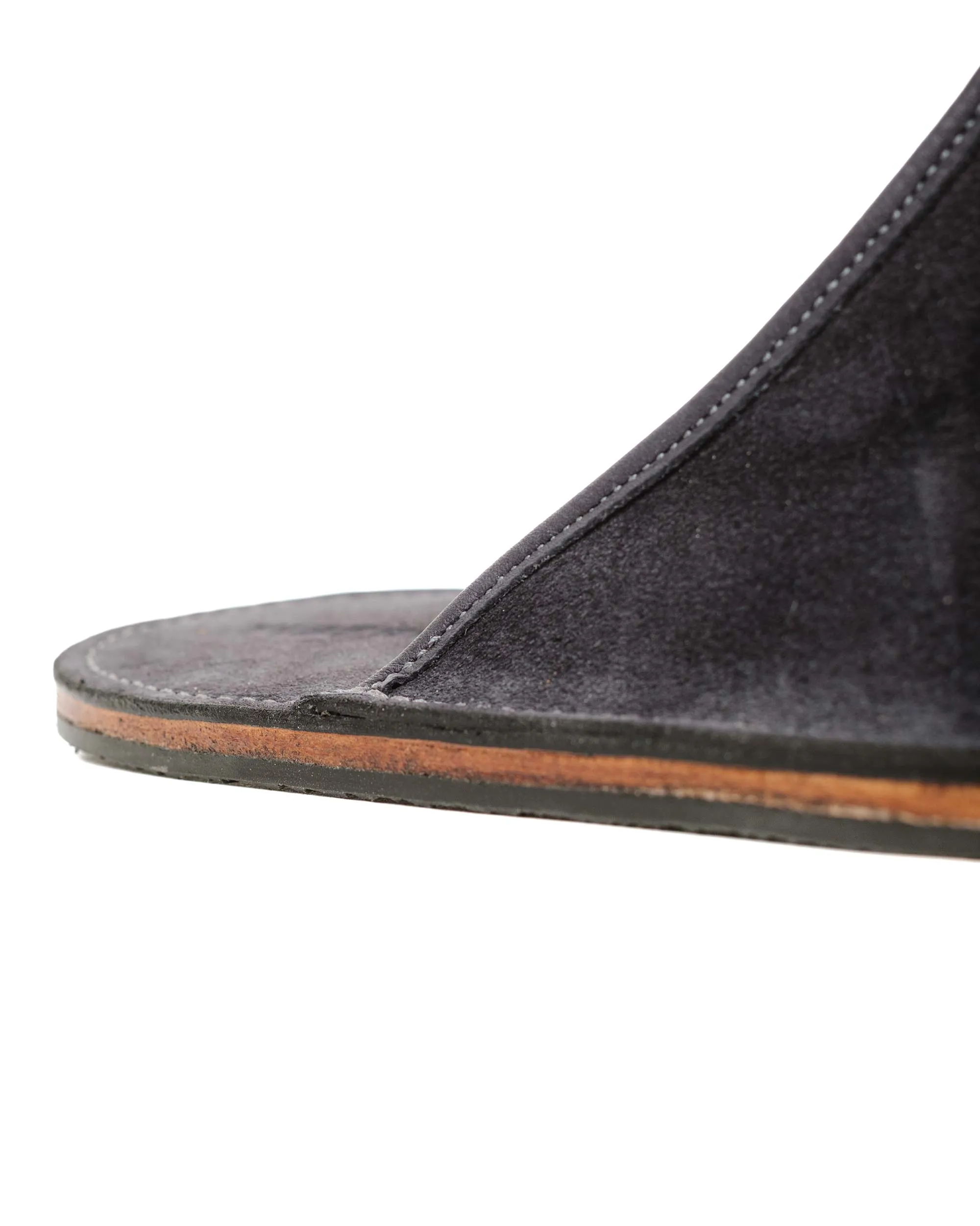 Easy To Clean Viberg Slide Storm Grey Janus Calf Suede