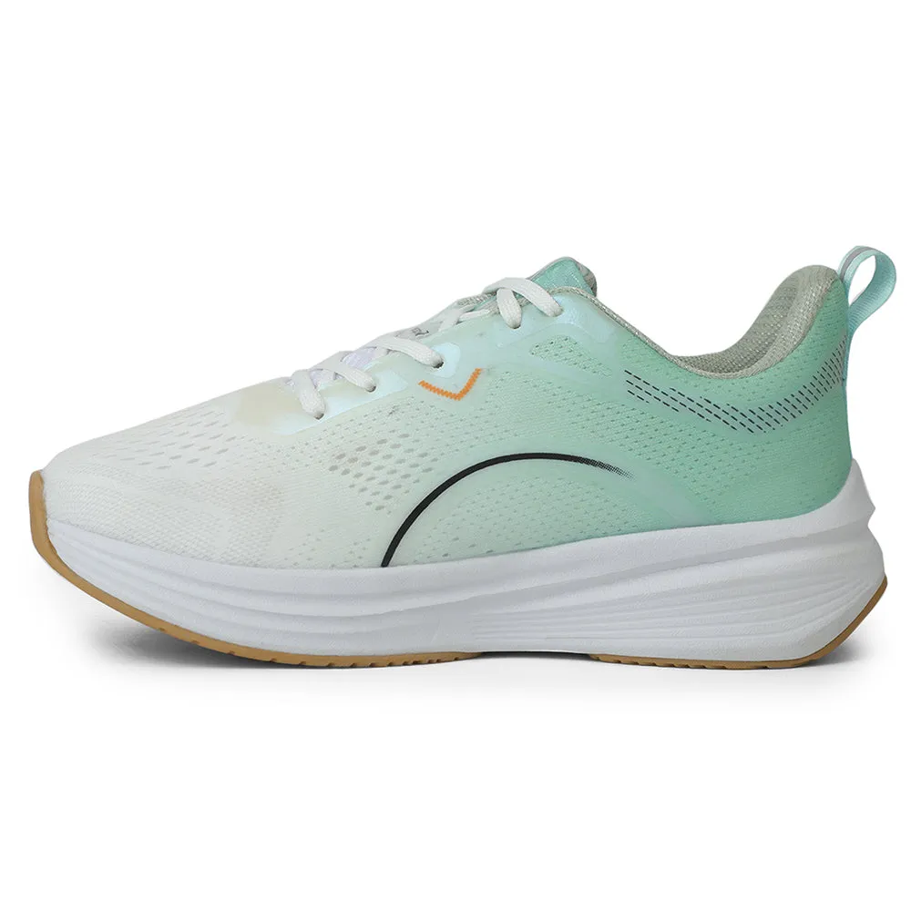 Minimalist feel Leap7x Sea Green Sports Lacing Running Shoes For Men PACIFIC-1E By Liberty