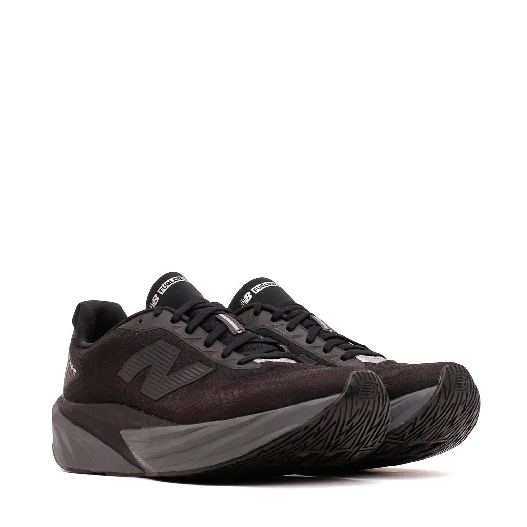 Durable Construction kids New Balance Men FuelCell Rebel v5 Black Castlerock MFCXLC5