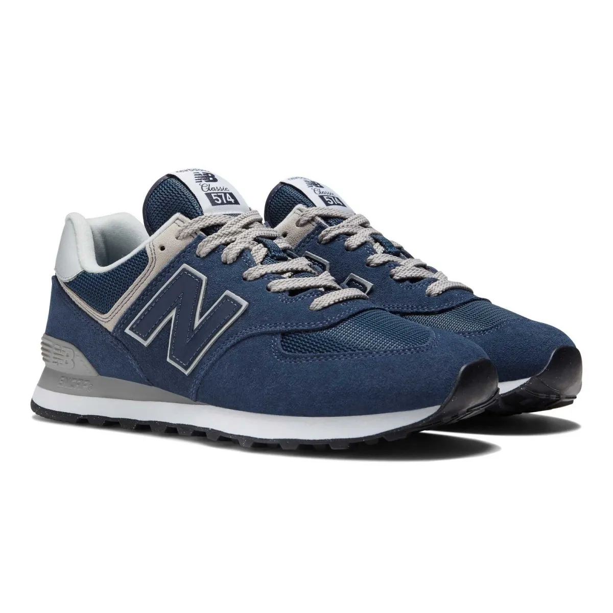 New Balance Men's ML574EVN Navy/White Sneakers style