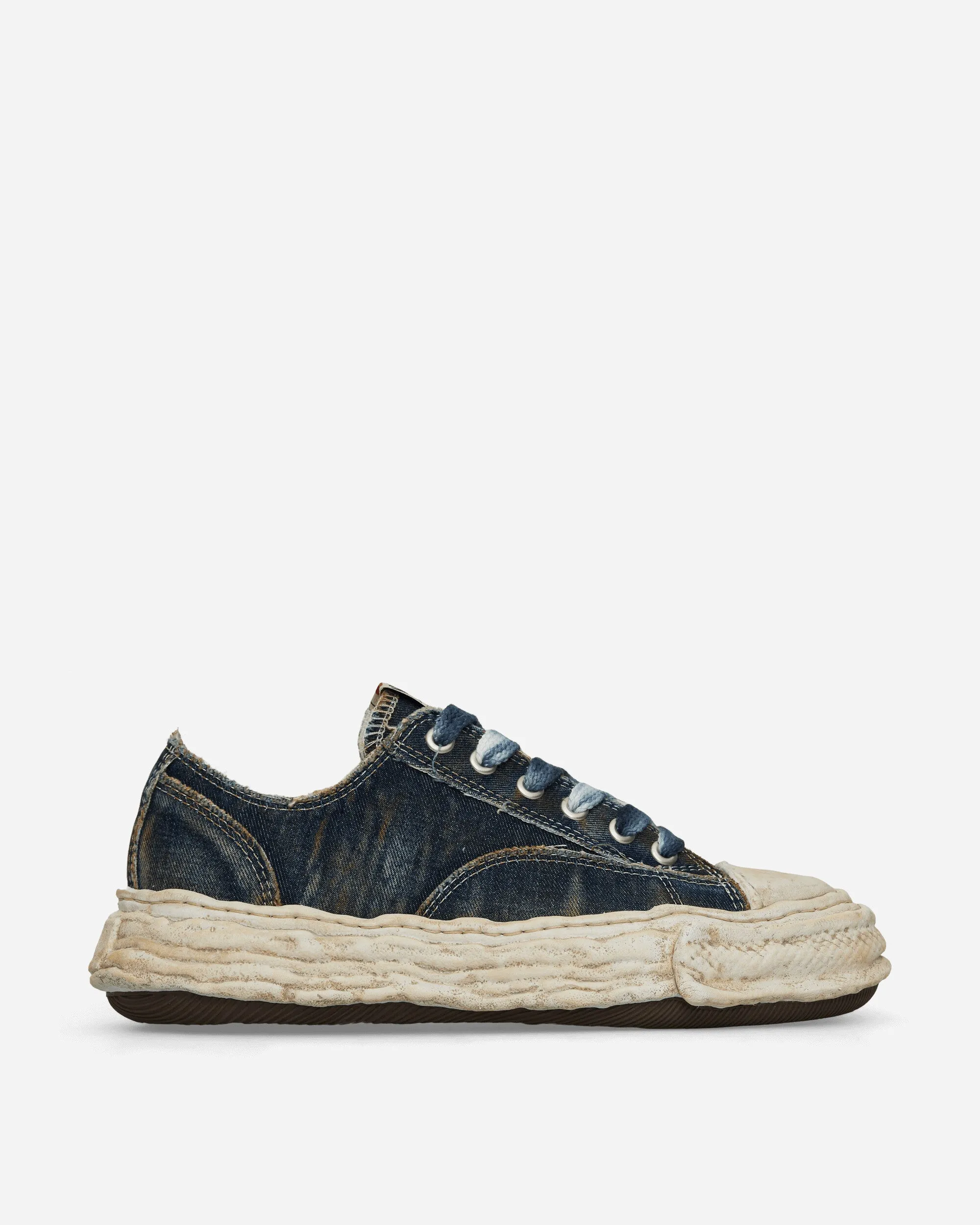 Peterson 23 OG Sole Washed Denim Low Sneakers Blue Long Step