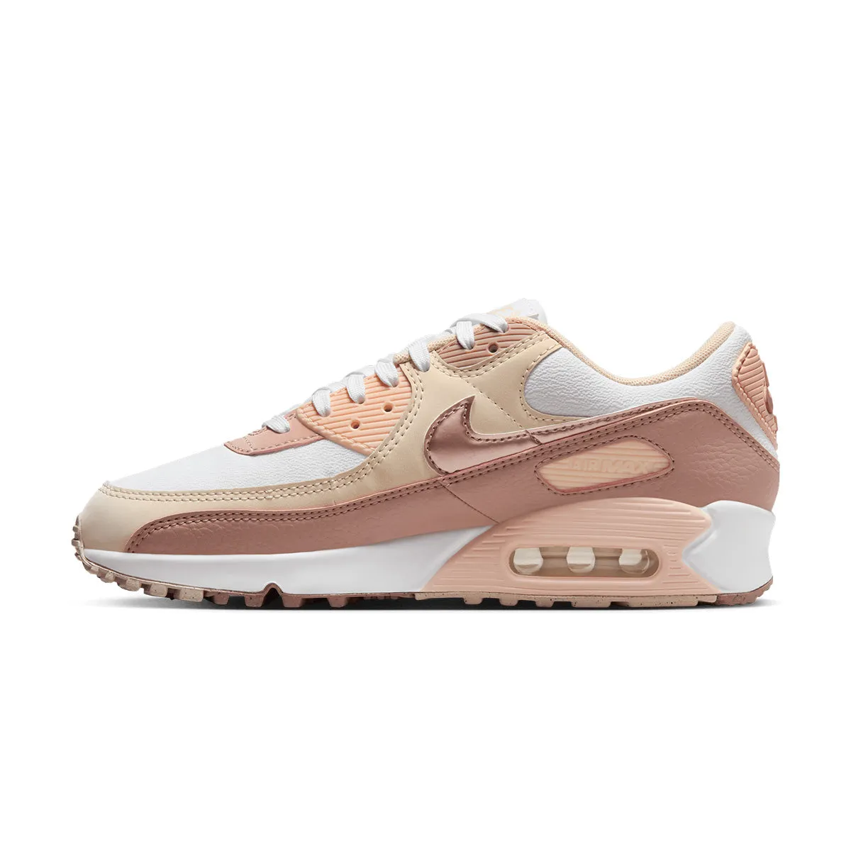 Wmns Air Max 90 Nn Prm 'Velvet Brown Particle Pink' Comfort Adjust