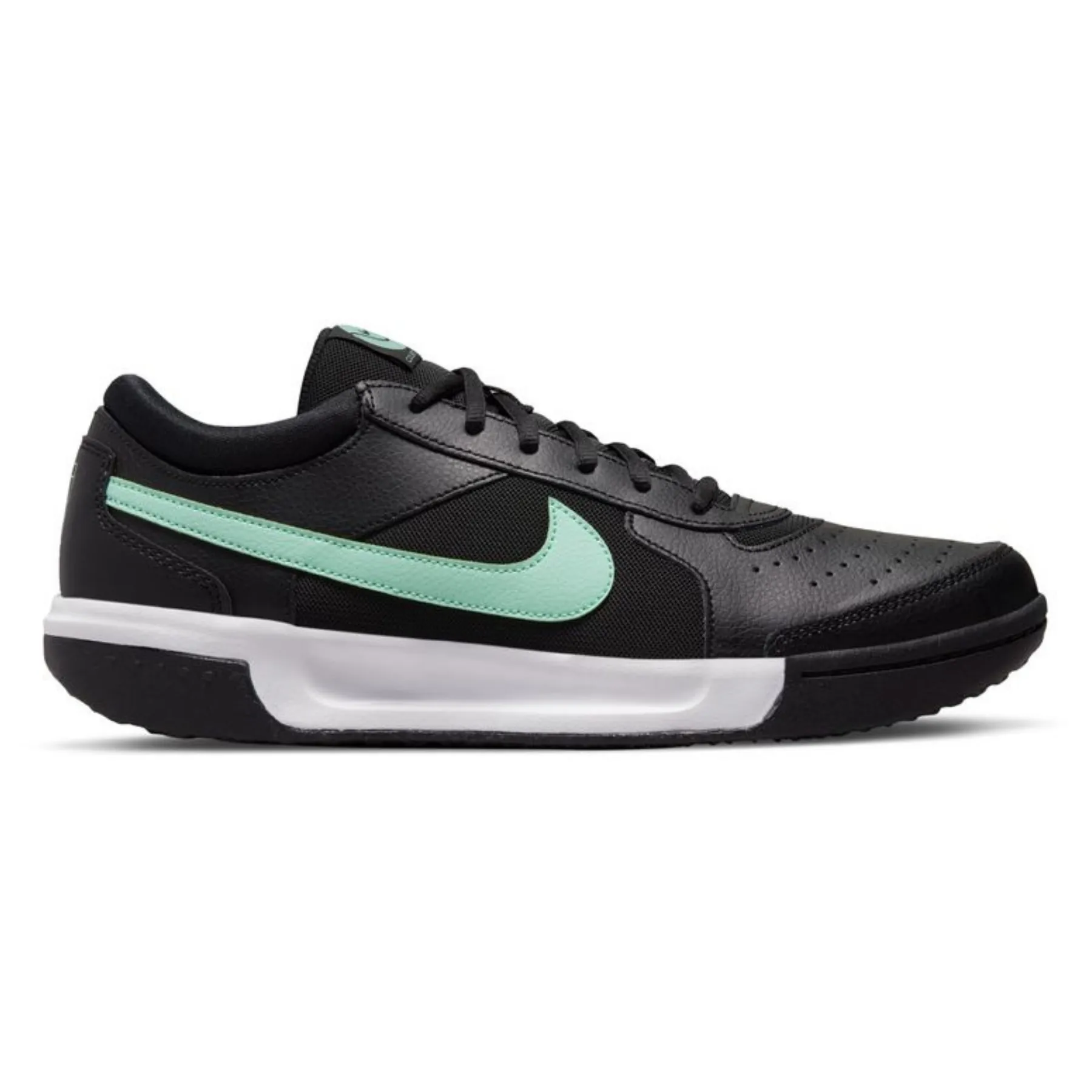 Cardio Training Travel Wear Nike Court Zoom Lite 3 Men's Hard Court Tennis Shoes - Black/Mint
