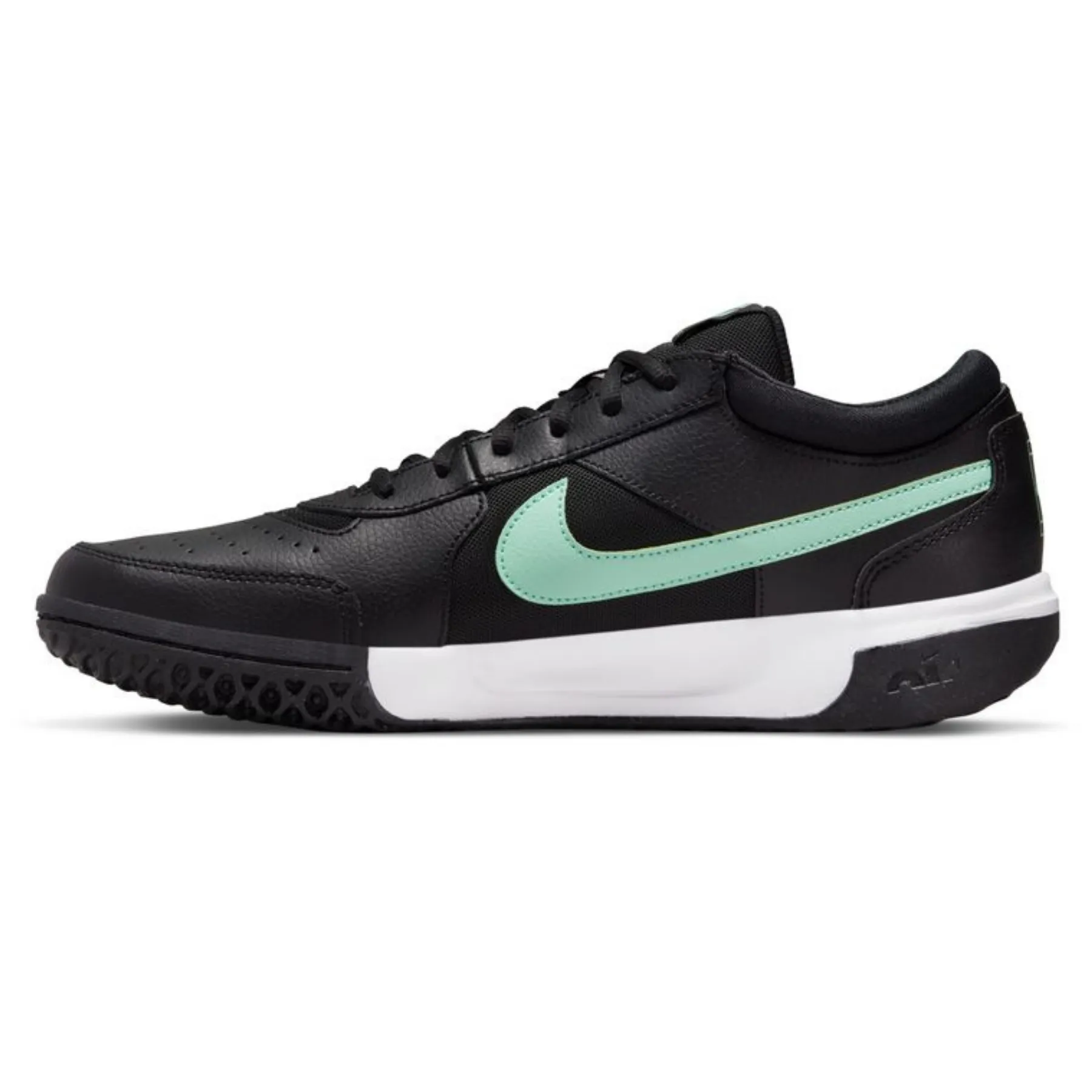 Stable Structure Weekend Activity Nike Court Zoom Lite 3 Men's Hard Court Tennis Shoes - Black/Mint