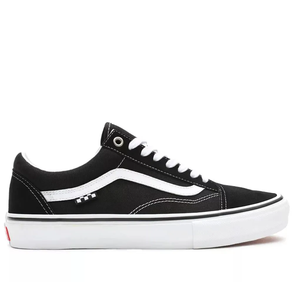 Vans Skate Old Skool Pro - Black/White High Traction Rubber Performance Gear