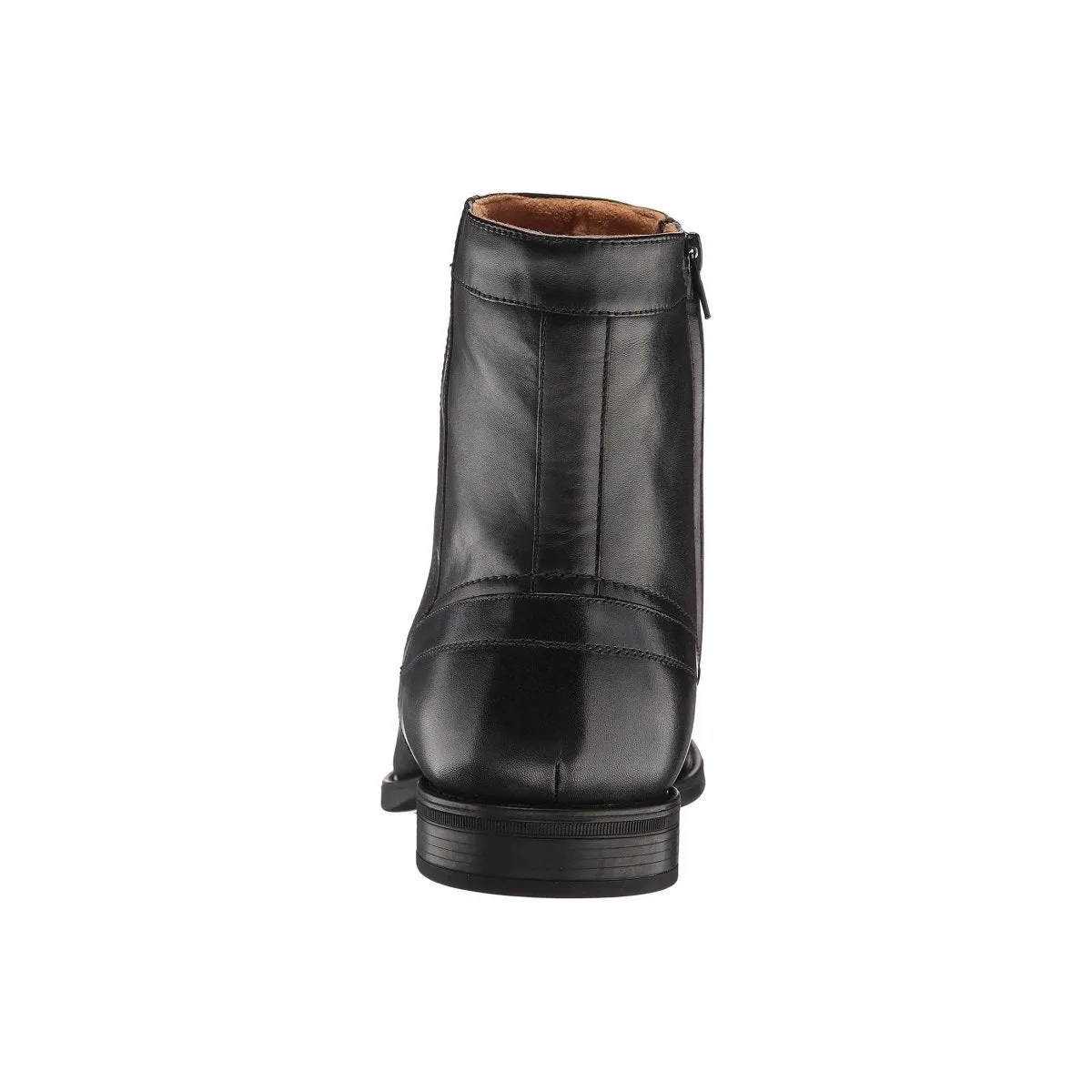 Florsheim Men's Midtown Plain Toe Zip Boot Black Traction Control Leisure Style
