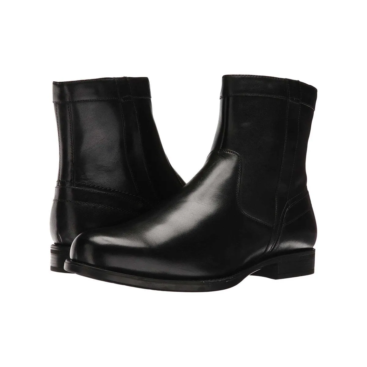 Florsheim Men's Midtown Plain Toe Zip Boot Black Cool Vibe