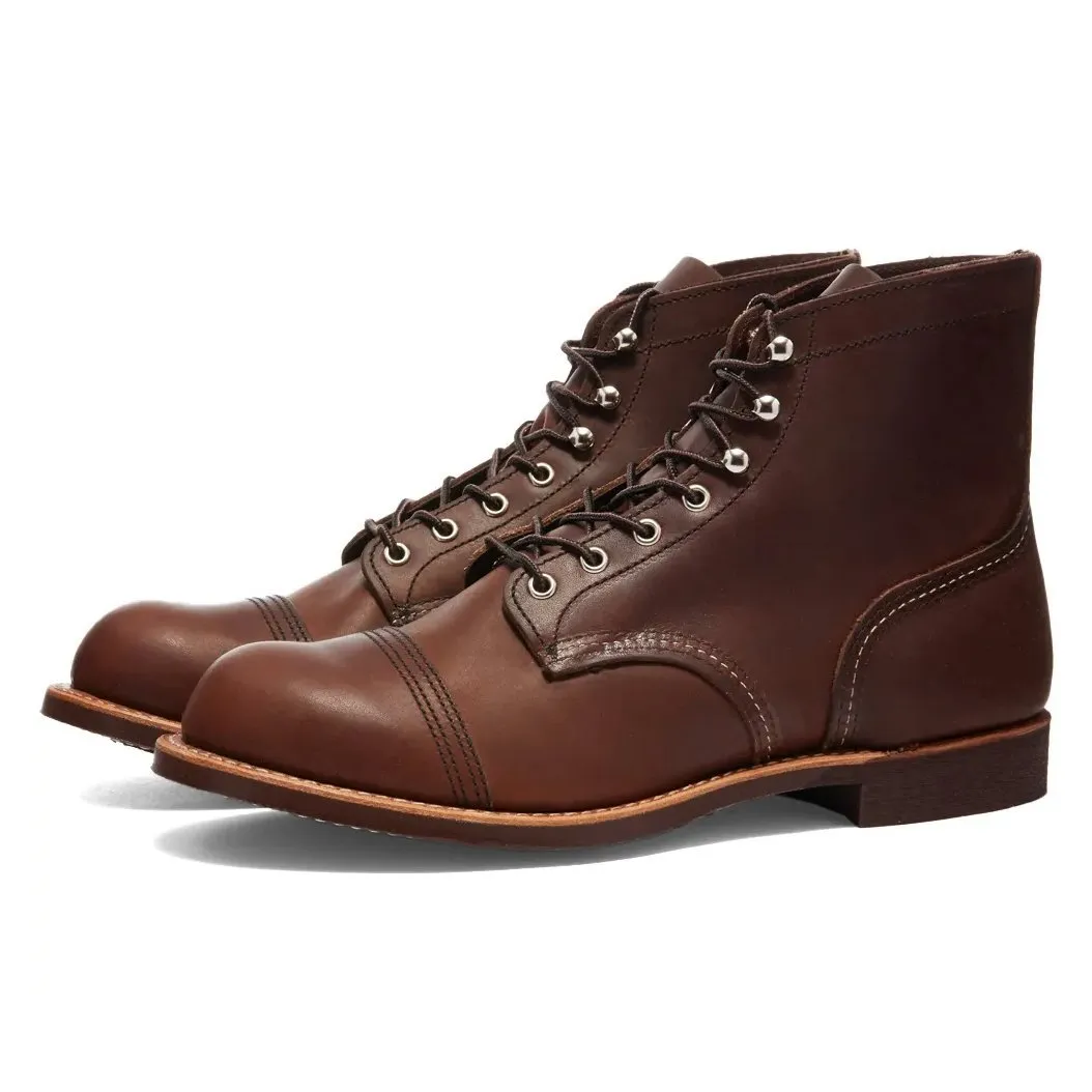 Red Wing Men's Iron Ranger 8111 Amber Market Stroll