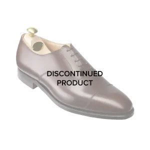 Sleek Leather Radstock Dark Brown Burnished Calf