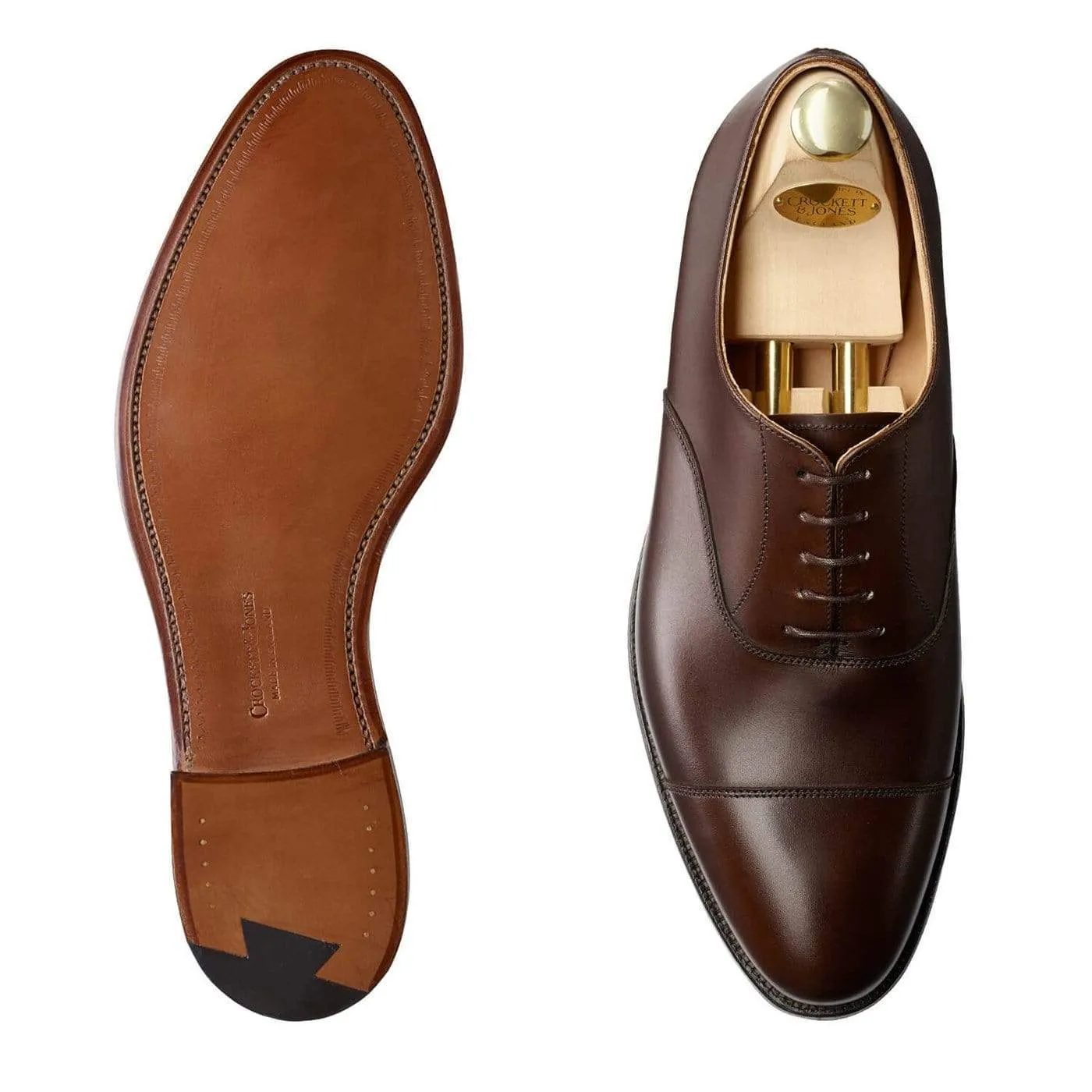 Radstock Dark Brown Burnished Calf Durable Construction Daywear Comfort