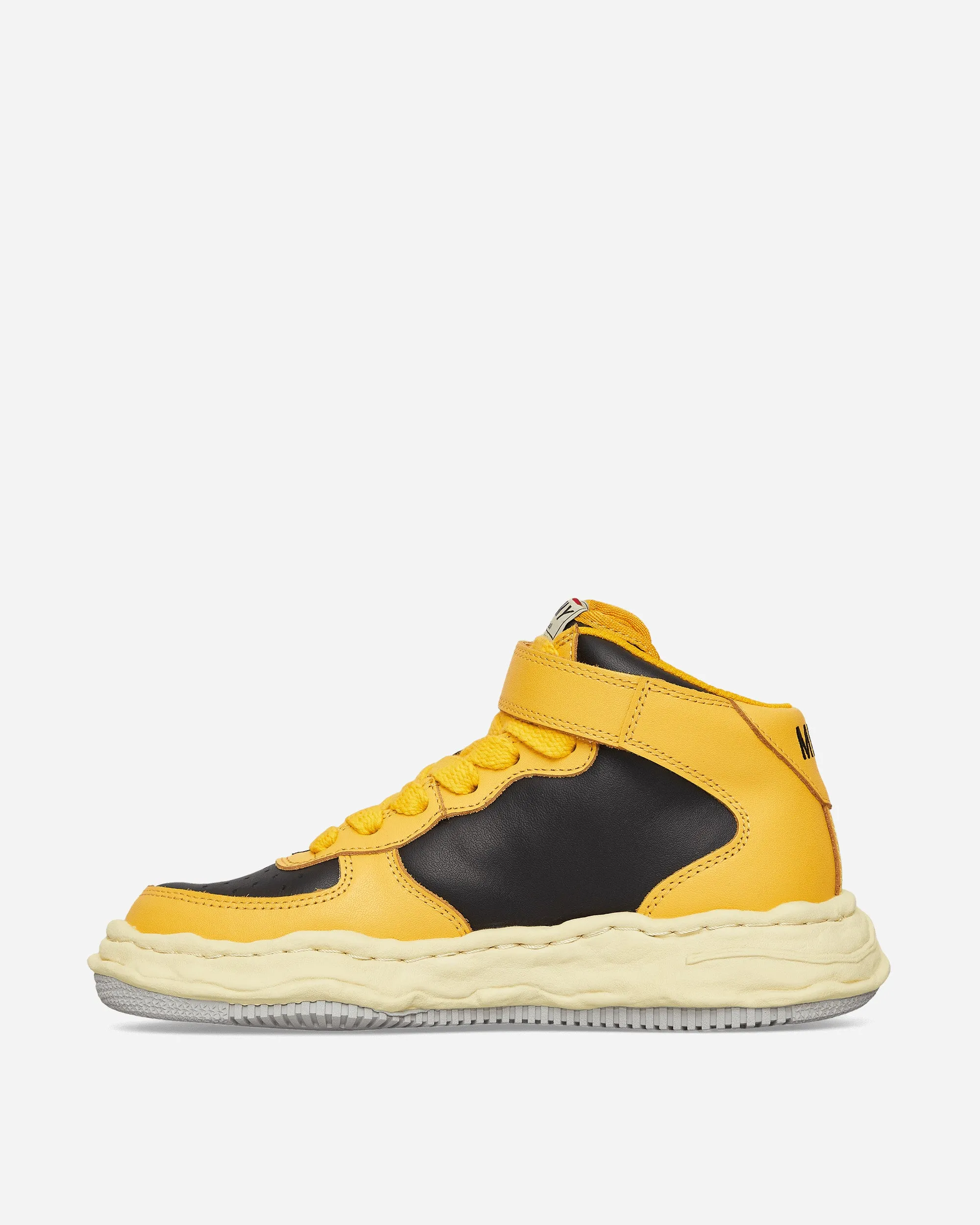 Wayne VL OG Sole Leather High Sneakers Yellow Sleek Frame