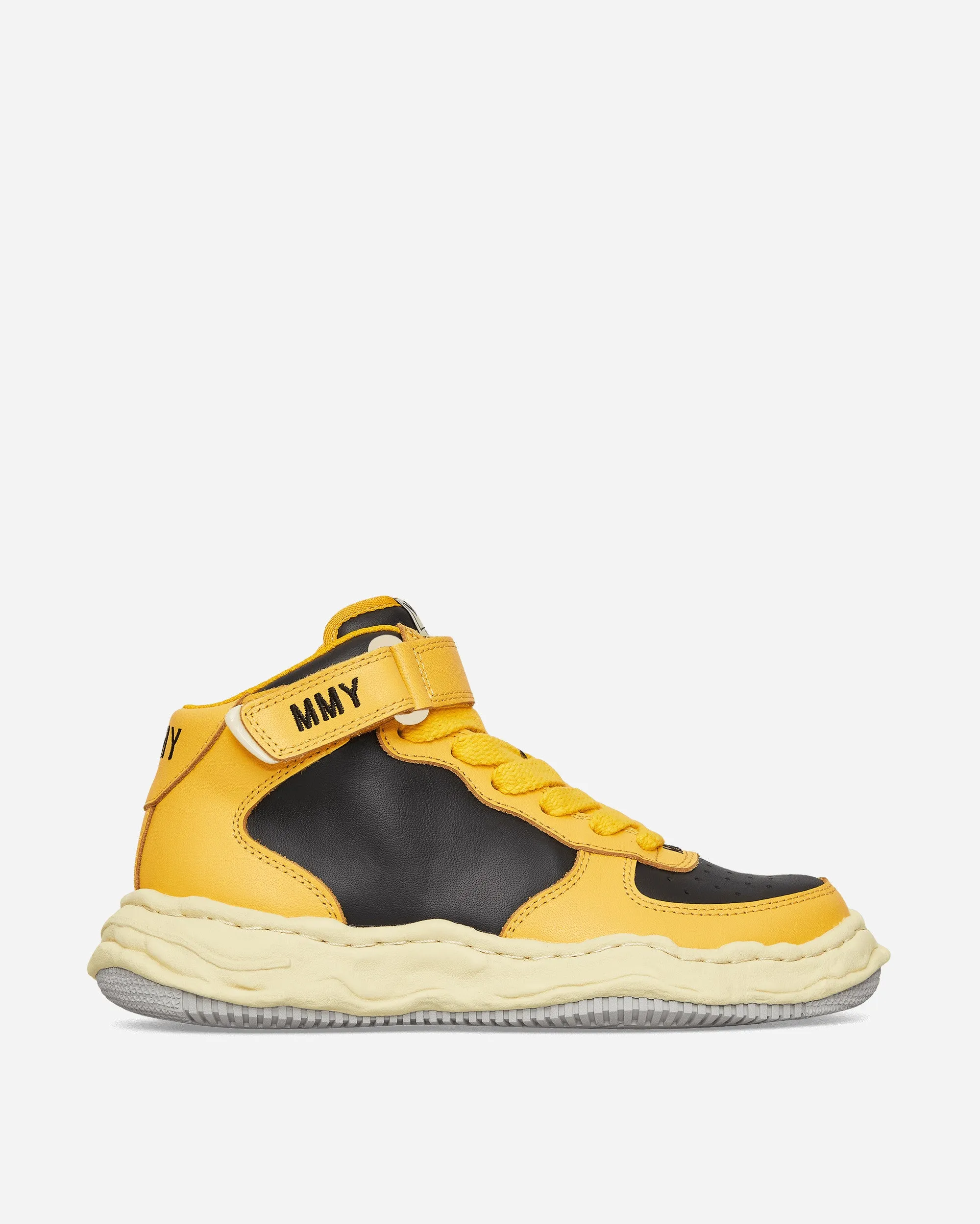 Support arch Wayne VL OG Sole Leather High Sneakers Yellow