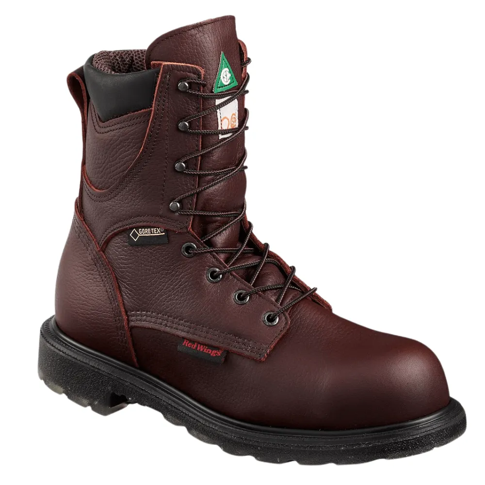 Red Wing Insulated Work Boots Steel-Toe Supersole? 2.0 8-INCH BOOT - 2412 Sweat Wicking Smart Style