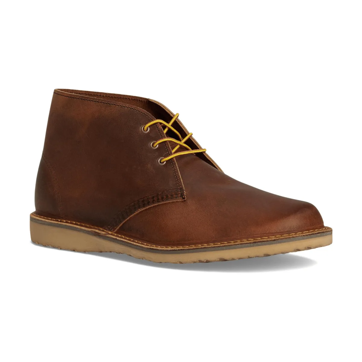 Slide On Travel Outfit Red Wing Men's 3622 Weekender Chukka Copper Leather