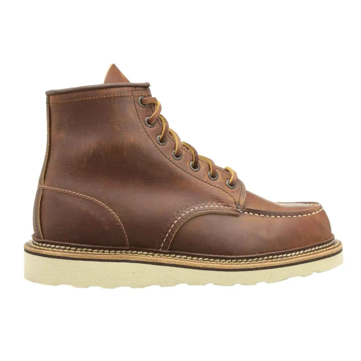 Ultra Ease Light Step Red Wing Men's 6-Inch Classic Moc 1907 Copper Rough & Tough