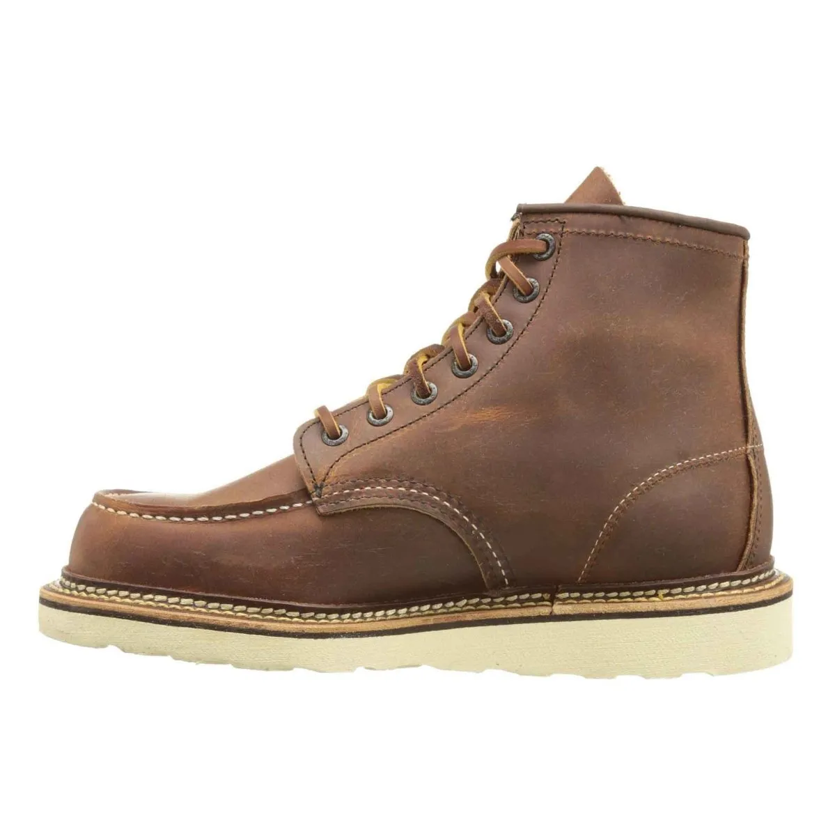 Low Top Design Red Wing Men's 6-Inch Classic Moc 1907 Copper Rough & Tough