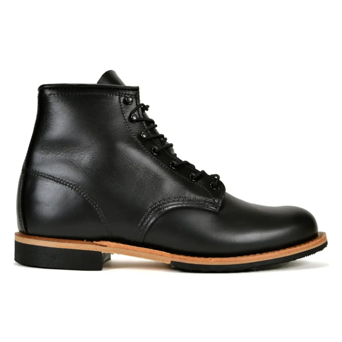 Red Wing Men's Beckman 9423 Black Leather Grip Support