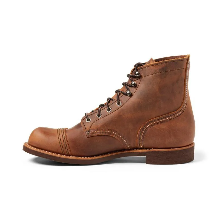 Red Wing Men's Iron Ranger 8085 Copper Rough & Tough Sport Luxe Rock Hike