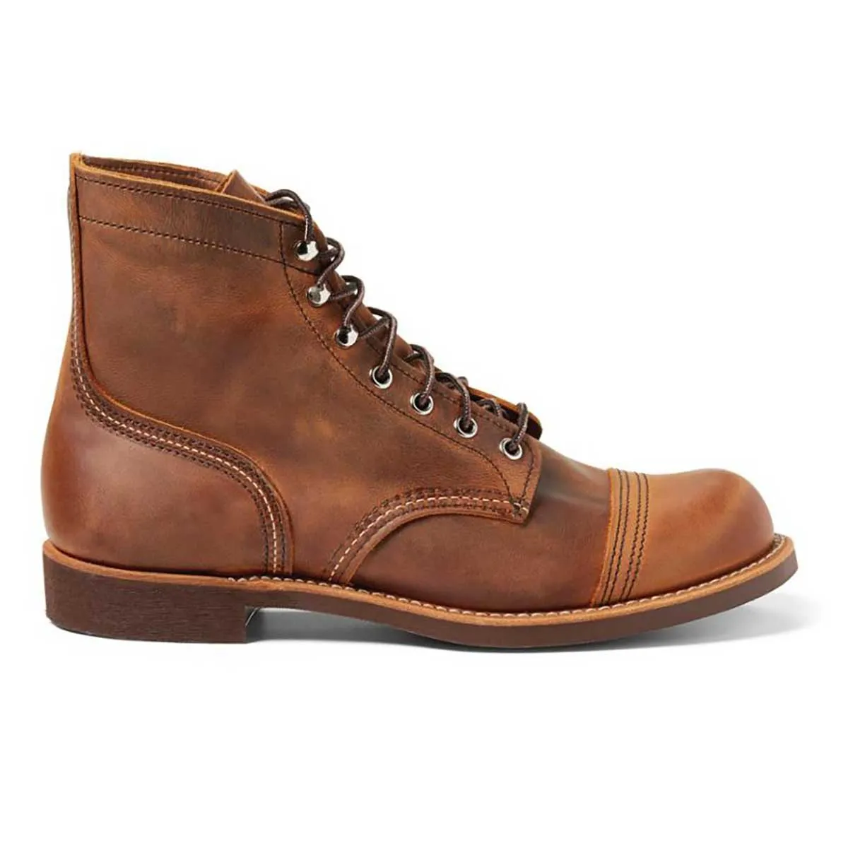 Drill Step Red Wing Men's Iron Ranger 8085 Copper Rough & Tough