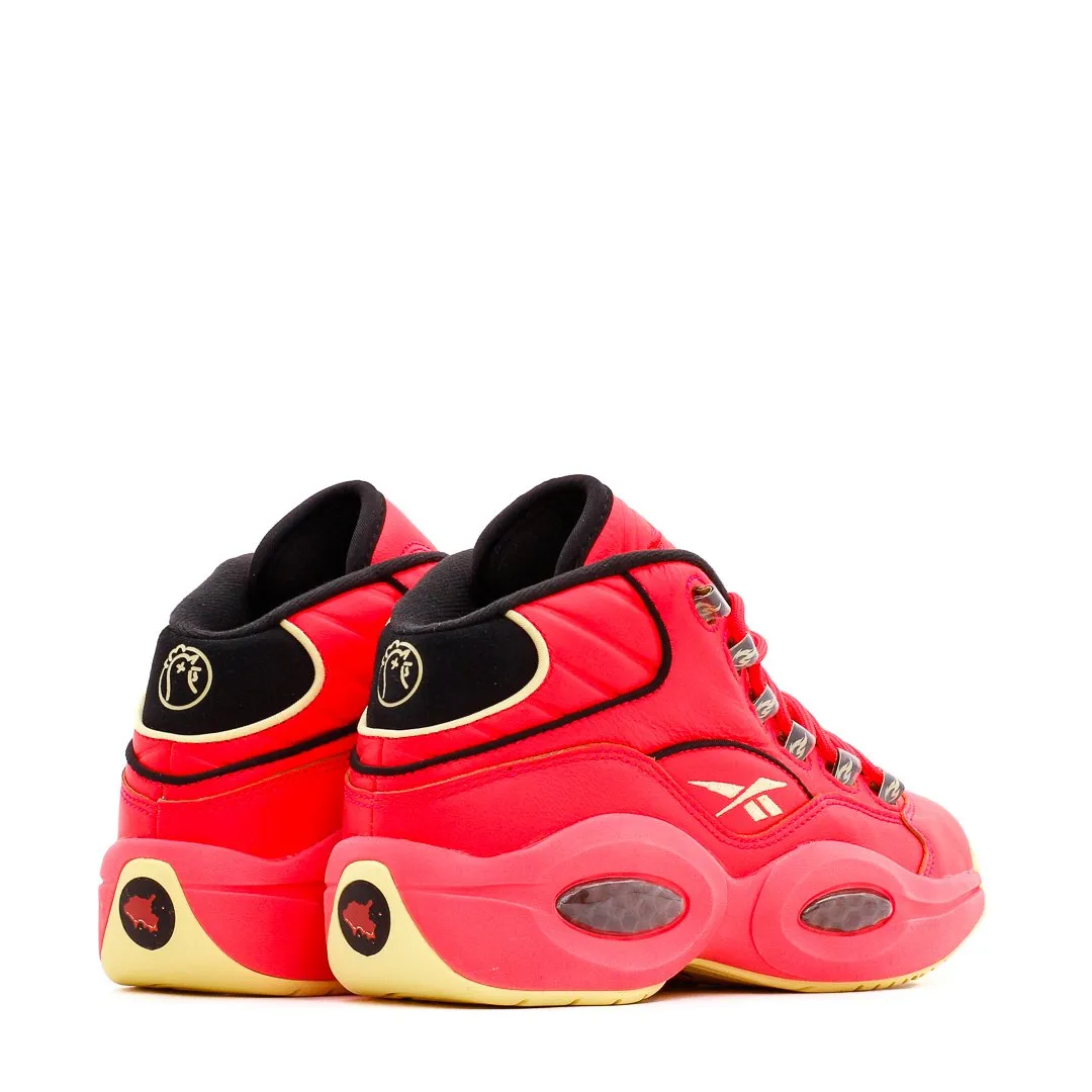Reebok Basketball Men Question Mid x Hot Ones Allen Iverson Red GV7093 Impact Protection Layer Court Ready