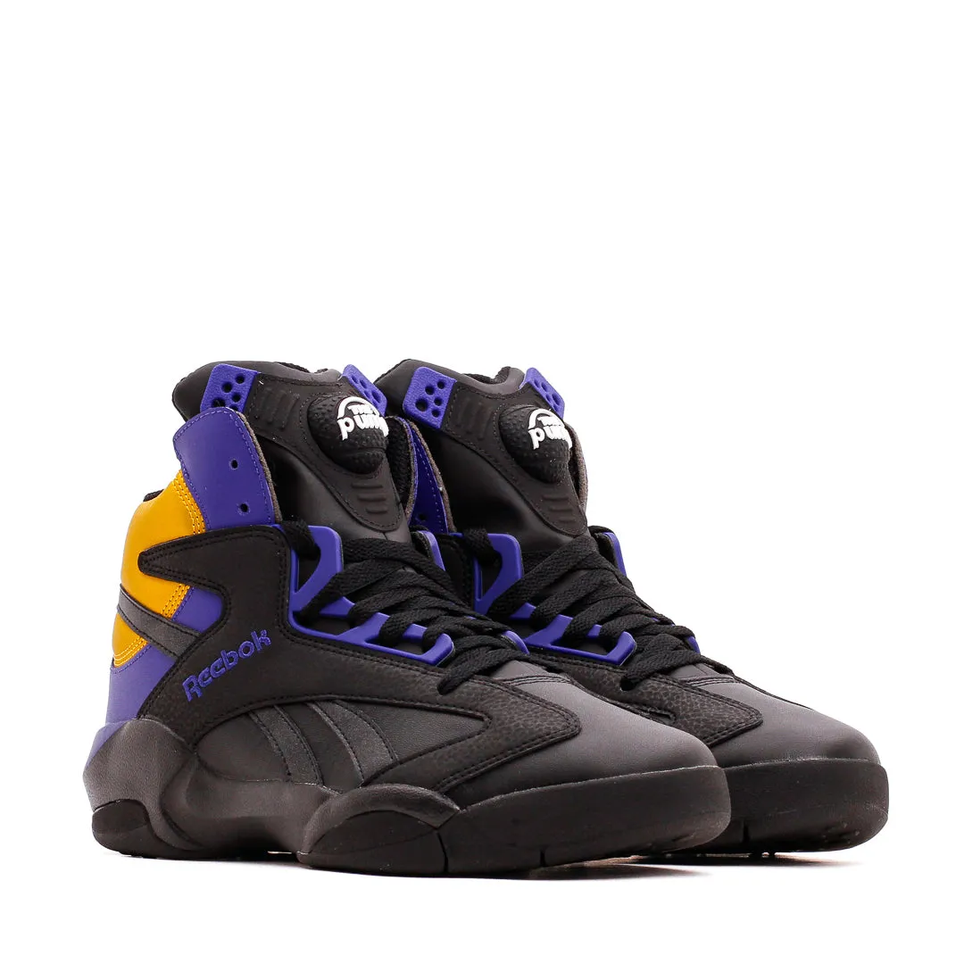 Torsion Resistant Chassis Impact Resistant Foam Reebok Basketball Men Shaq Attaq Black Pump Gold Lakers GY7127