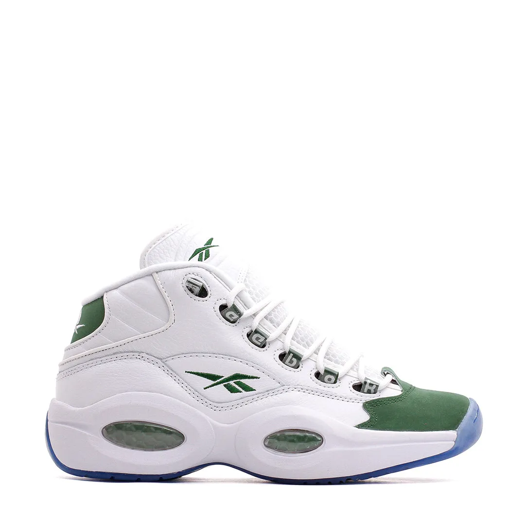 Reebok Classics Basketball Men Question Mid Allen Iverson White Green ID6690 Wide fit Endurance Performance