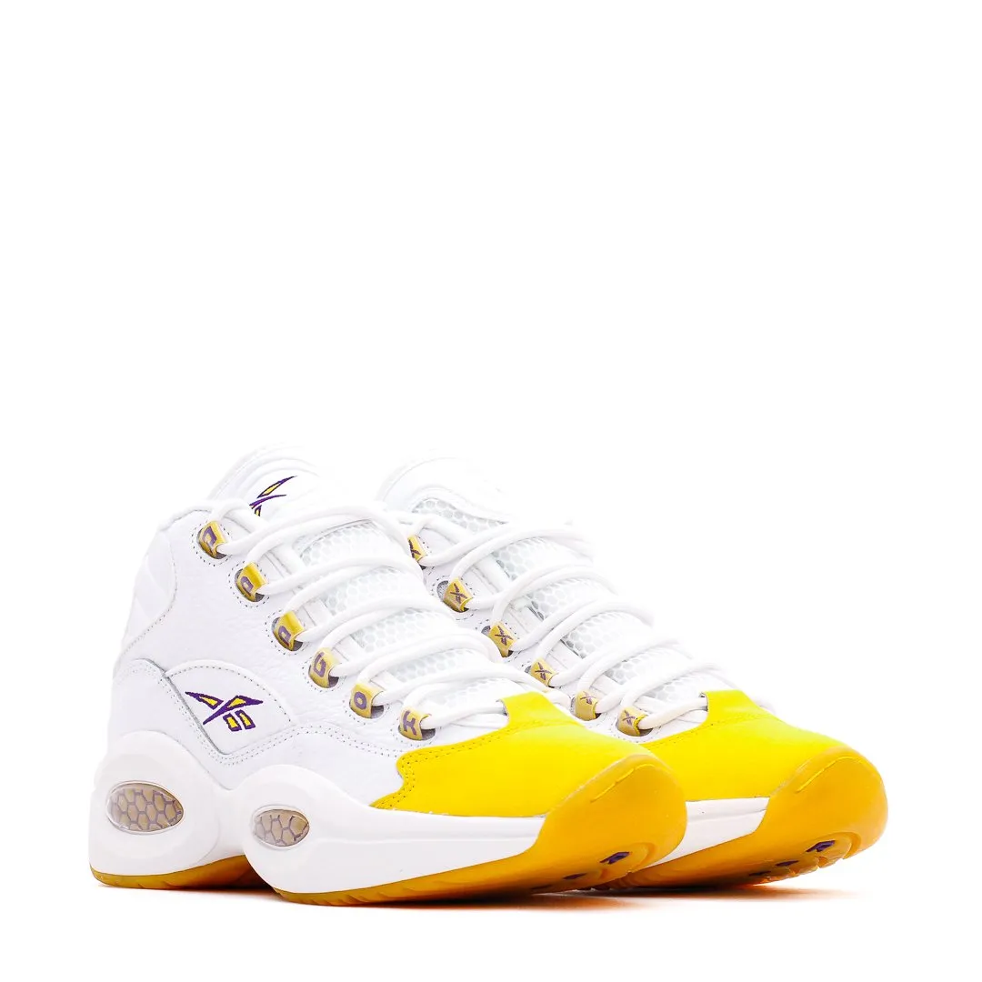 Torsional Rigidity Control Reebok Classics Basketball Men Question Mid Allen Iverson Yellow Toe Core FX4278