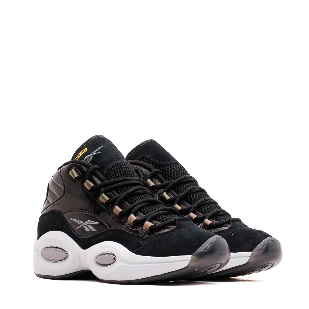 Reebok Classics Basketball Men x Panini Question Mid Allen Iverson Black HQ4135 Reinforced Sidewall Construction Temperature   Regulating
