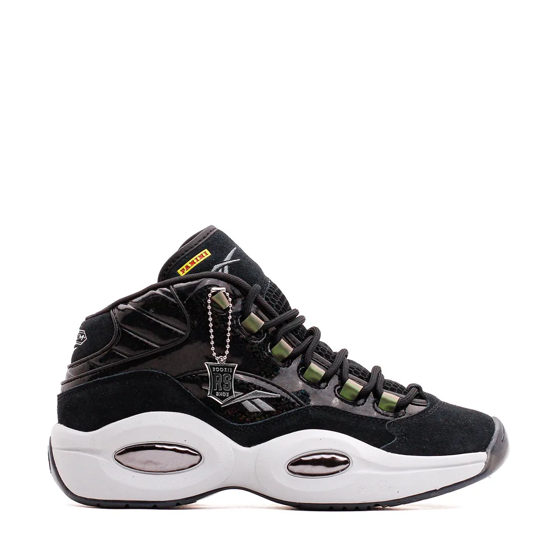 Shock Dispersion Layer Hyperflex Outsole Grooves Reebok Classics Basketball Men x Panini Question Mid Allen Iverson Black HQ4135