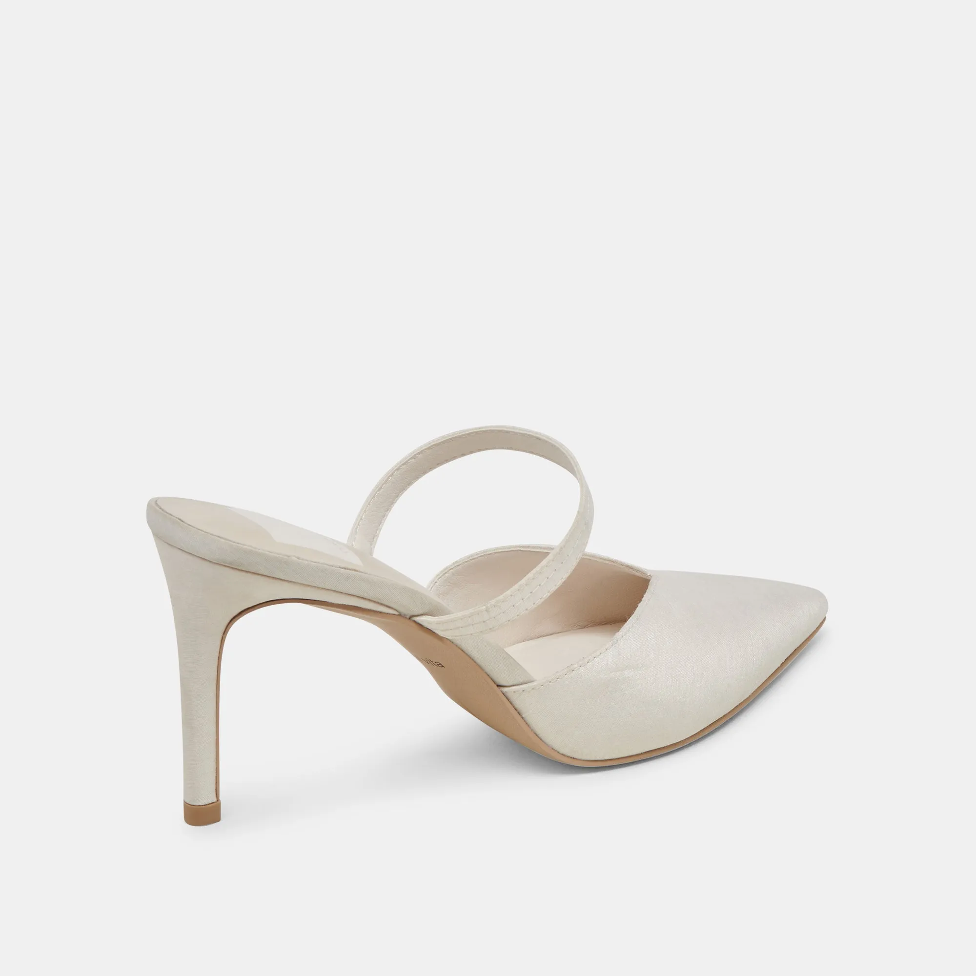 Satin Pumps KANIKA HEELS IVORY SATIN