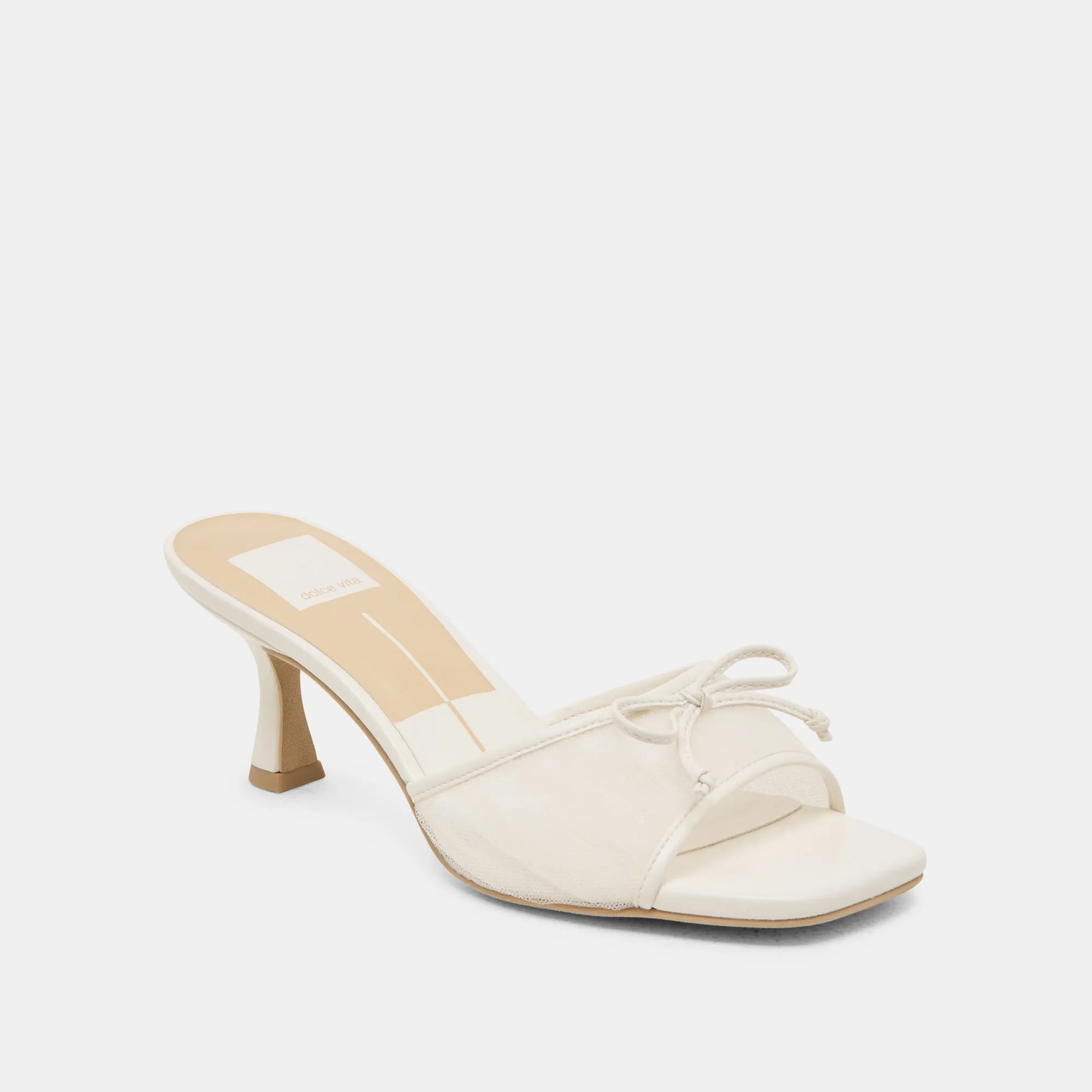 Flexible Fit Versatile GALEN HEELS WHITE TULLE
