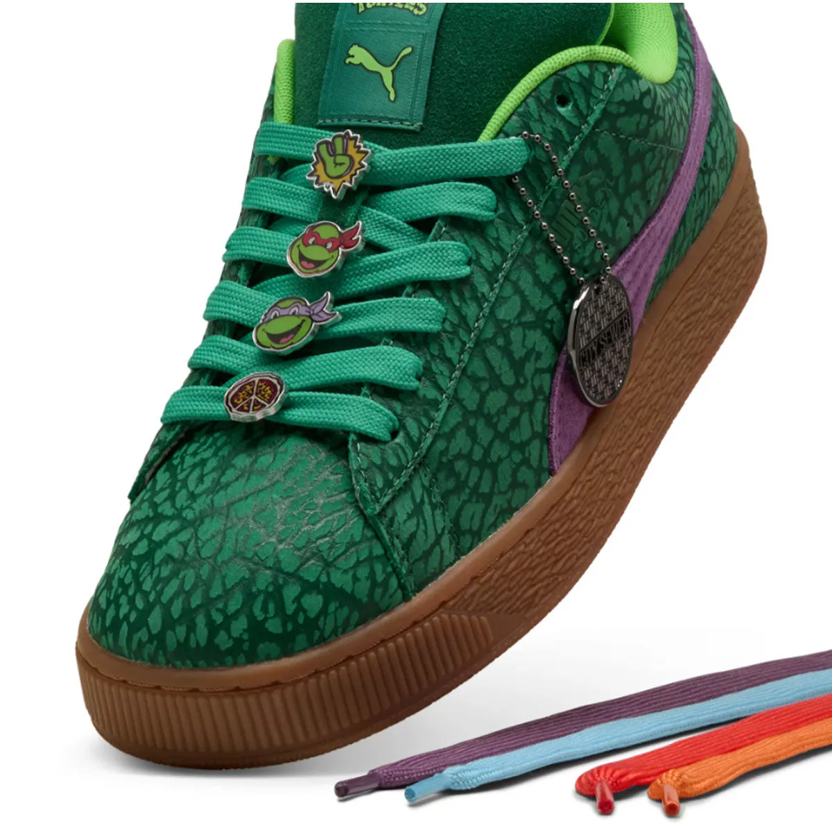 Cross City Quick Move   Teenage Mutant Ninja Turtles Suede XL 'Vine Gum'