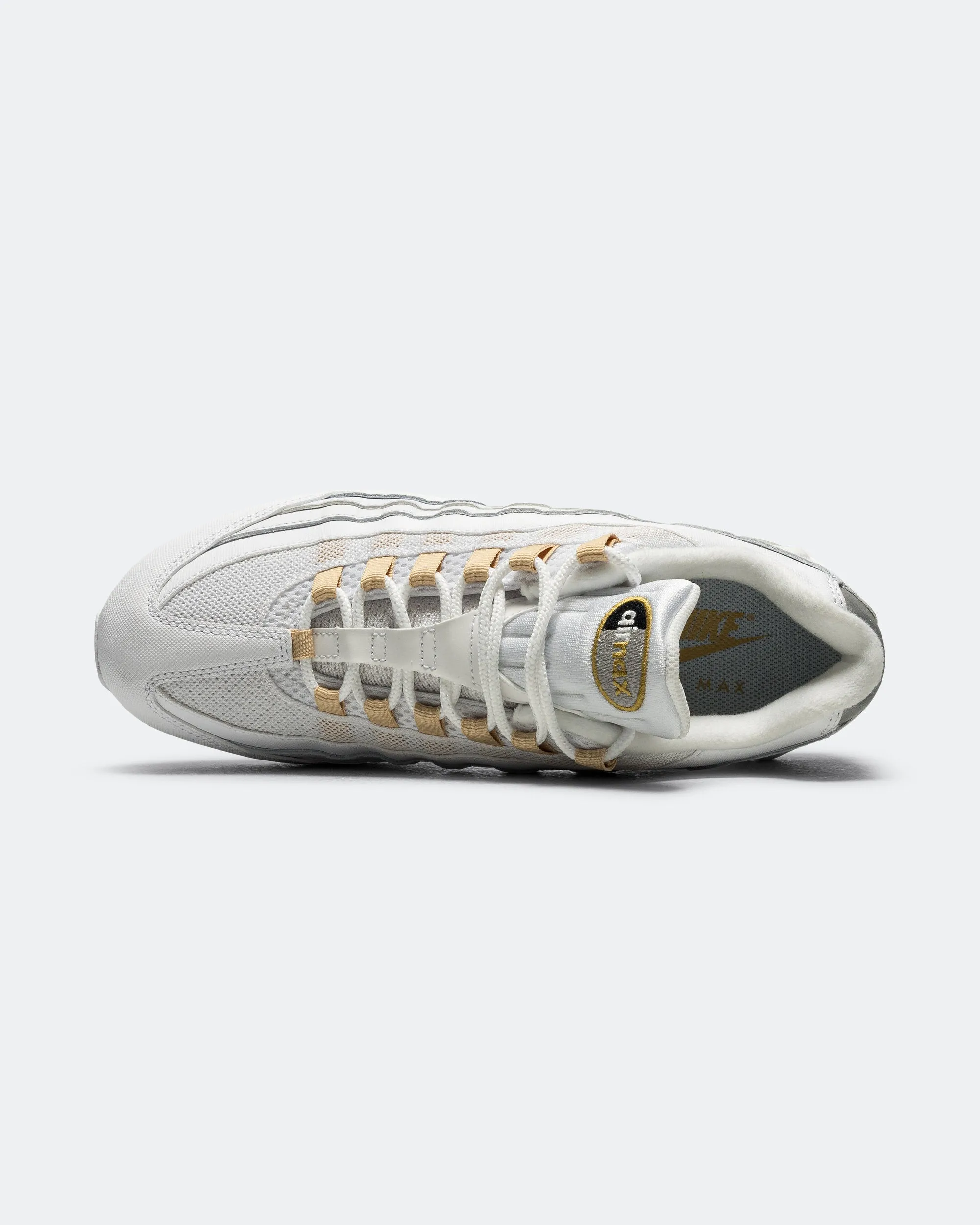 Air Max 95 Big Bubble - White/Metallic Gold-Black-Pearl Grey Torsion Control System High Top