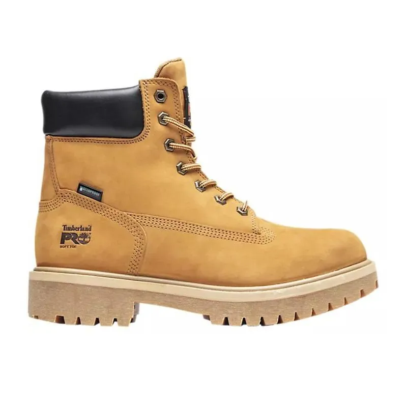 Timberland Men's 65030 PRO?? Direct Attach 6" Soft Toe Wheat Waterproof Simple Flow