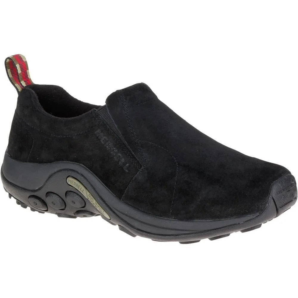Merrell Men's Jungle Moc Wide Width Black Suede Casual Days Dry Comfort