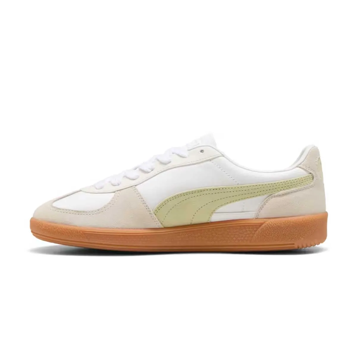 Palermo Leather 'Puma White Pistachio Green' Trendy Choice