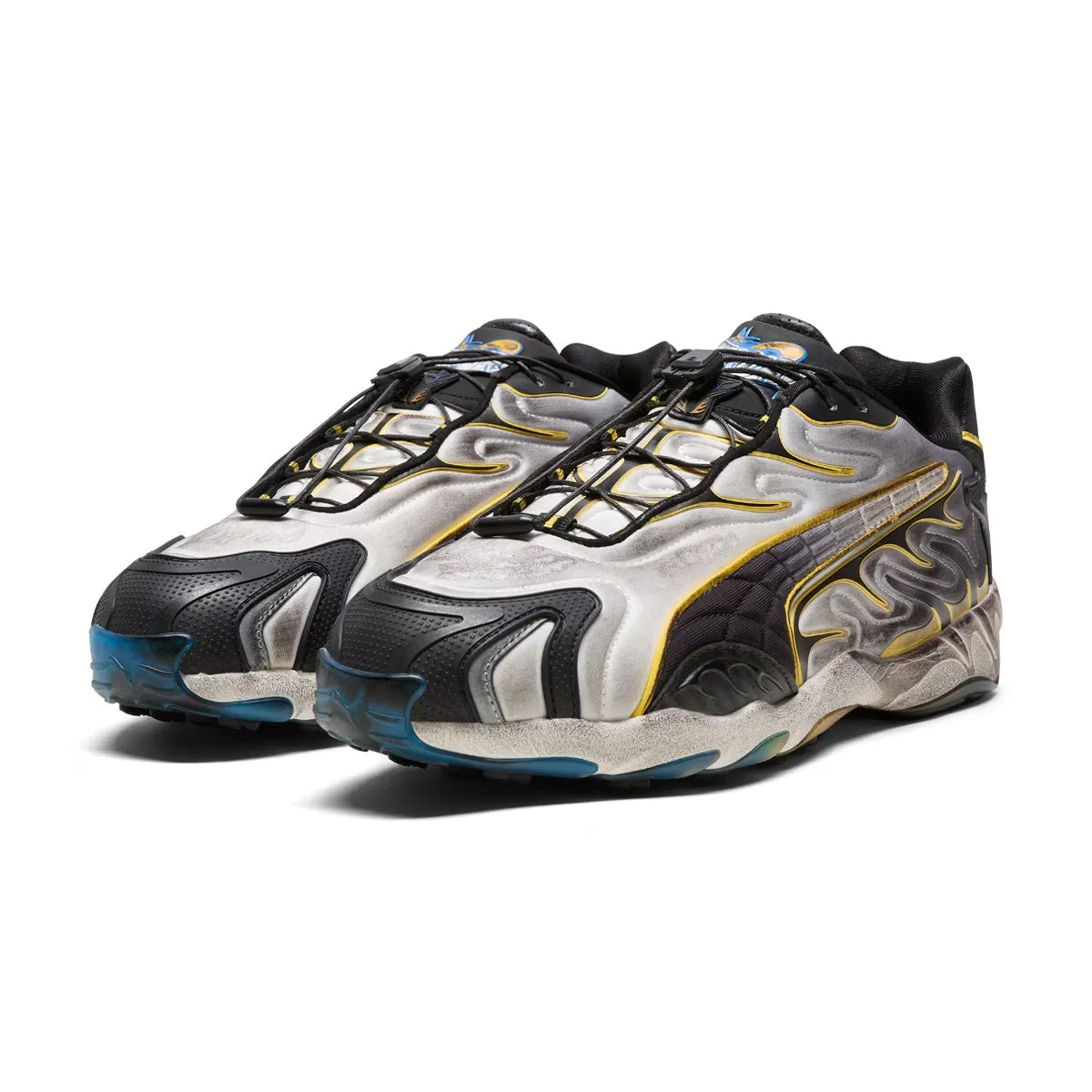   A$AP Rocky Inhale 'Distressed Neoprene' Hyperlock Heel Cage Modern Silhouette