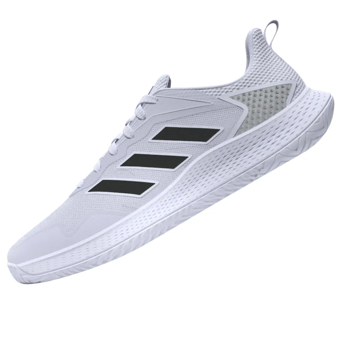 Stable Step Shock Resistance Adidas Defiant Speed Mens Tennis Shoes - White/Black/Silver