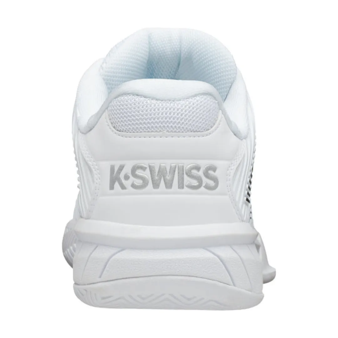 Moisture wicking Adjustable Straps K Swiss Hypercourt Express 2 White/Black Women Tennis Shoes