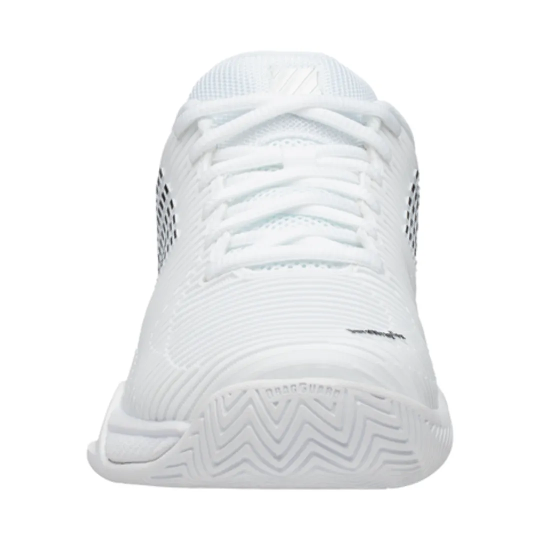 Fitness Edge K Swiss Hypercourt Express 2 White/Black Women Tennis Shoes