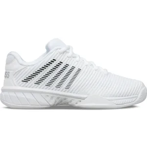 Multi Surface Wellness focused K Swiss Hypercourt Express 2 White/Black Women Tennis Shoes