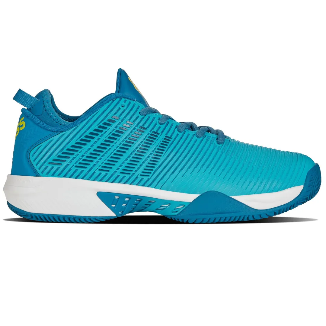 K Swiss Hypercourt Supreme HB Mens Tennis Shoes - Scuba Blue/Celestial/Brilliant White Abrasion resistant Comfort Step