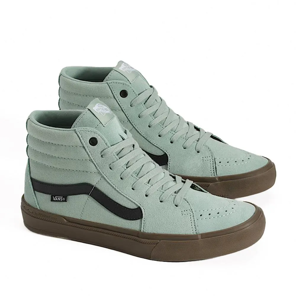 Rider Comfort Skate Performance Gear Vans BMX Sk8-Hi - Gum Gray Olive